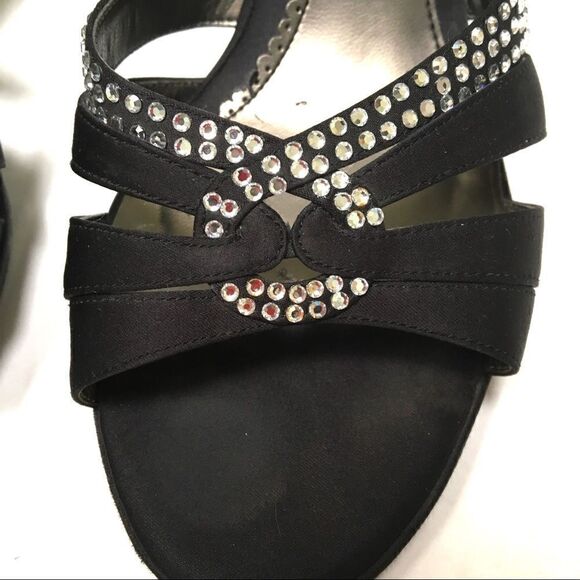 Alfani rhinestone twist slip on heels 8M - Picture 6 of 13